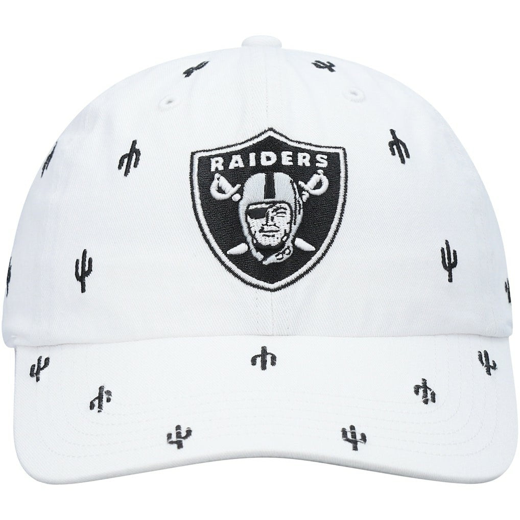 Las Vegas Raiders '47 Women's Confetti Clean Up Adjustable Hat White