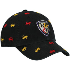 Baltimore Ravens '47 Women's Confetti Clean Up Adjustable Hat Black