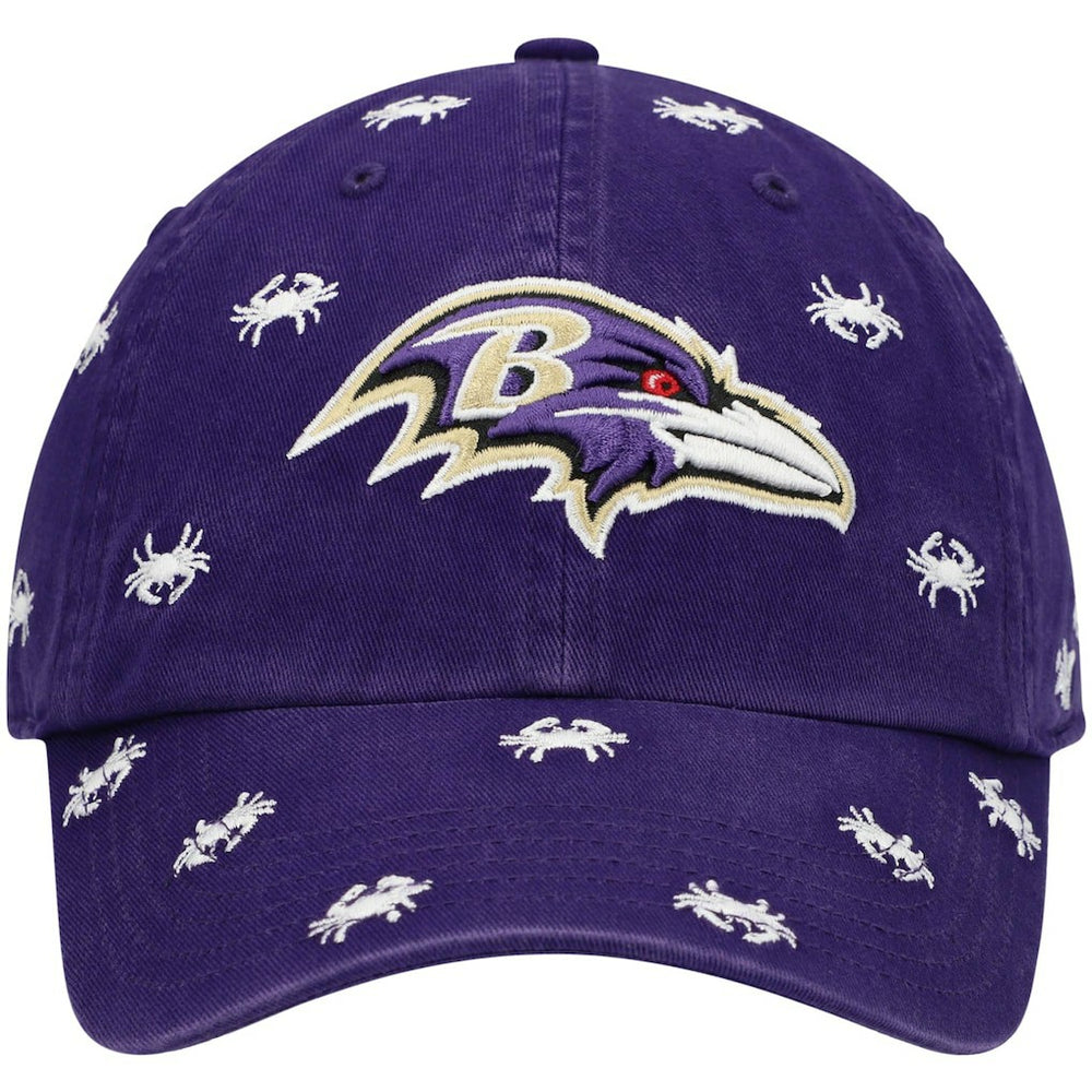 Baltimore Ravens '47 Women's Confetti Clean Up Adjustable Hat Purple