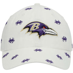 Baltimore Ravens '47 Women's Confetti Clean Up Adjustable Hat White