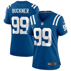 DeForest Buckner Indianapolis Colts Women's Game Player Jersey Royal