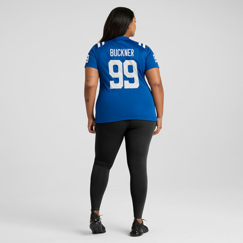 DeForest Buckner Indianapolis Colts Women's Game Player Jersey Royal