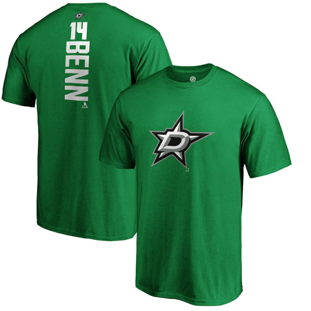 NHL Jamie Benn Dallas Stars Playmaker T-Shirt - Kelly Green