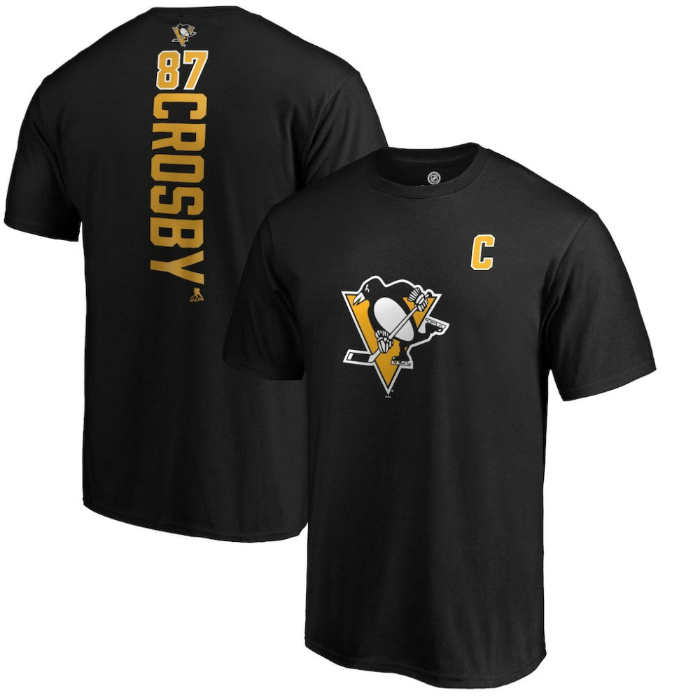 NHL Sidney Crosby Pittsburgh Penguins Playmaker T-Shirt - Black