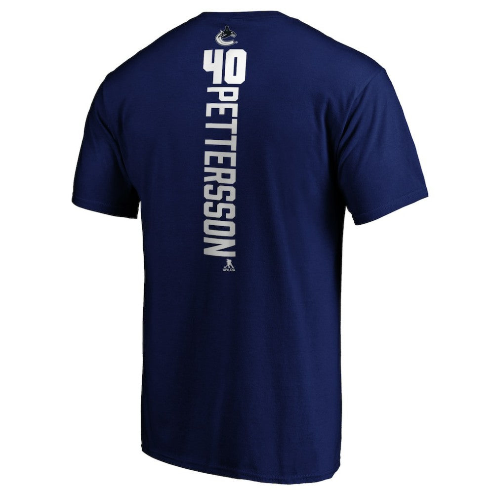 NHL Elias Pettersson Vancouver Canucks Playmaker T-Shirt - Royal