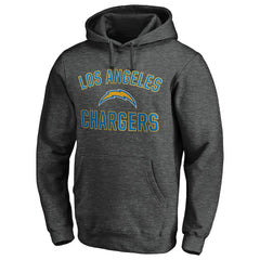 Los Angeles Chargers Victory Arch Pullover Hoodie Heather Gray