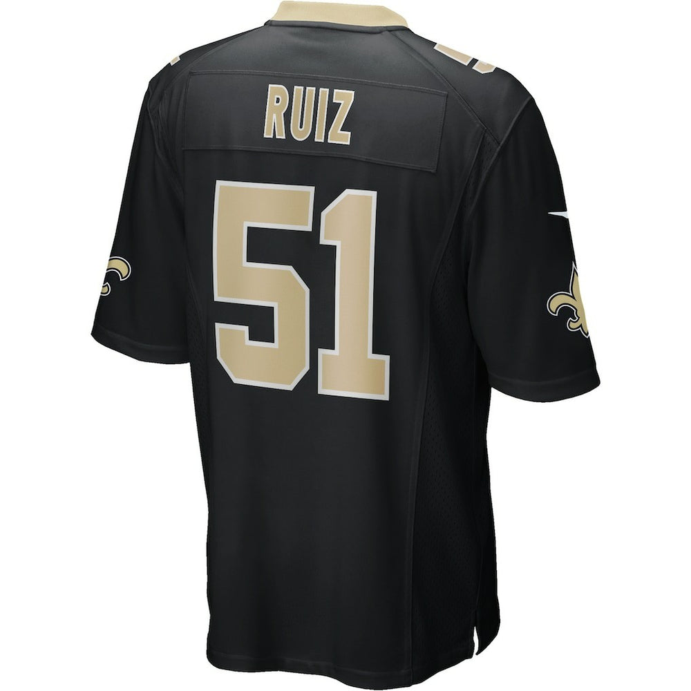 Cesar Ruiz New Orleans Saints Game Jersey Black