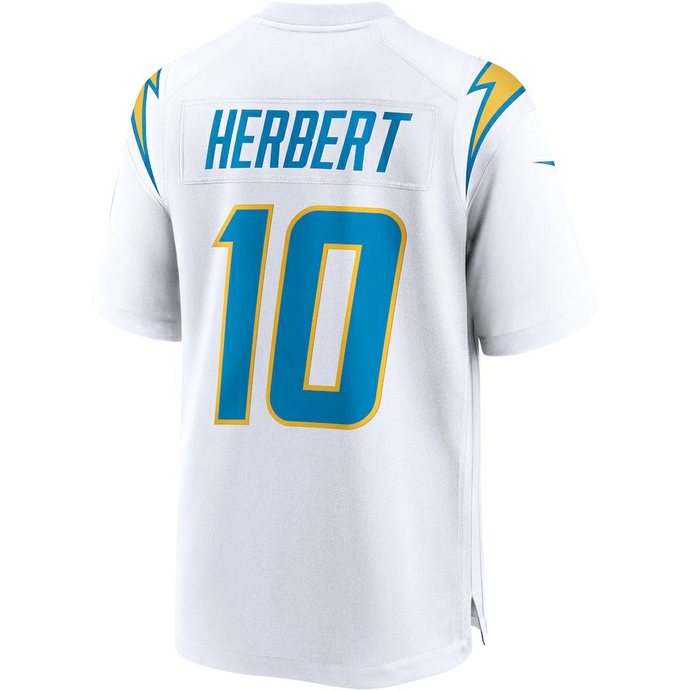Justin Herbert Los Angeles Chargers Game Jersey White