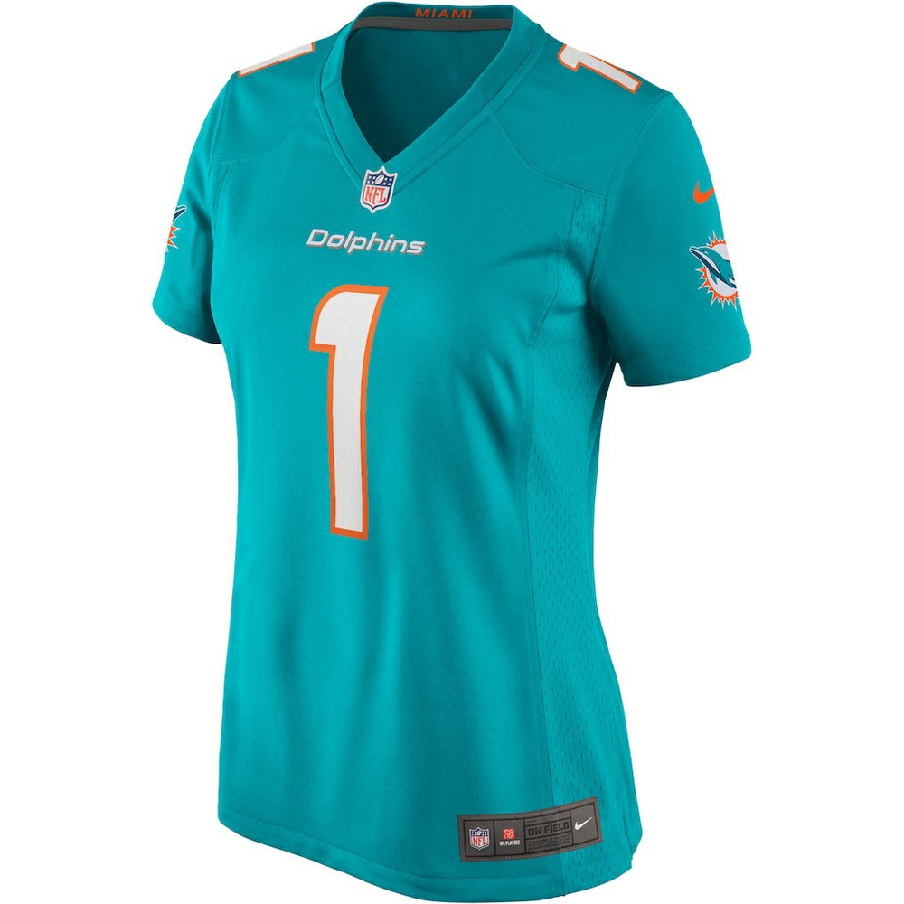 Tua Tagovailoa Miami Dolphins Women's Game Jersey Aqua