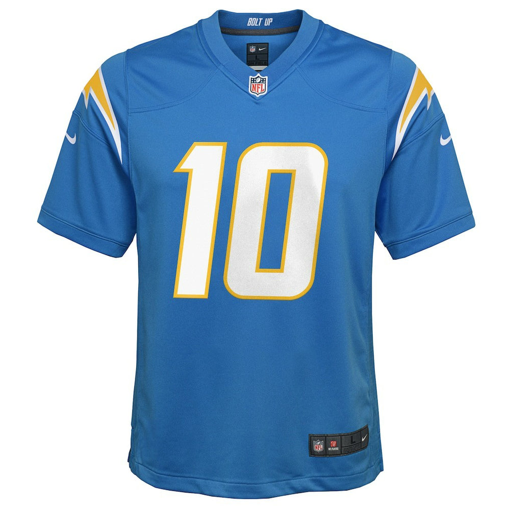 Justin Herbert Los Angeles Chargers Youth Game Jersey Powder Blue