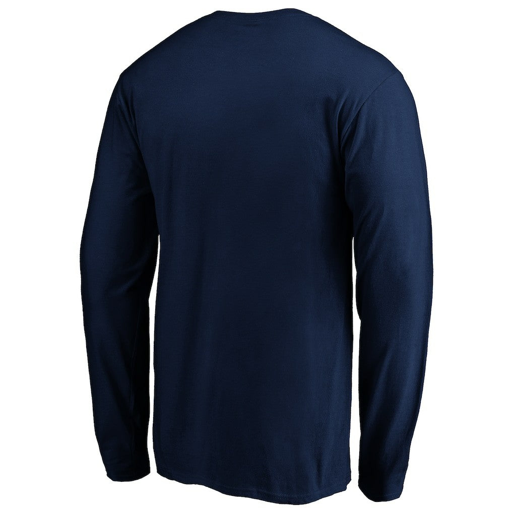 Atlanta Falcons Banner Wave Long Sleeve T-Shirt Navy