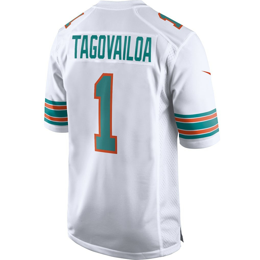 Tua Tagovailoa Miami Dolphins 2nd Alternate Game Jersey White