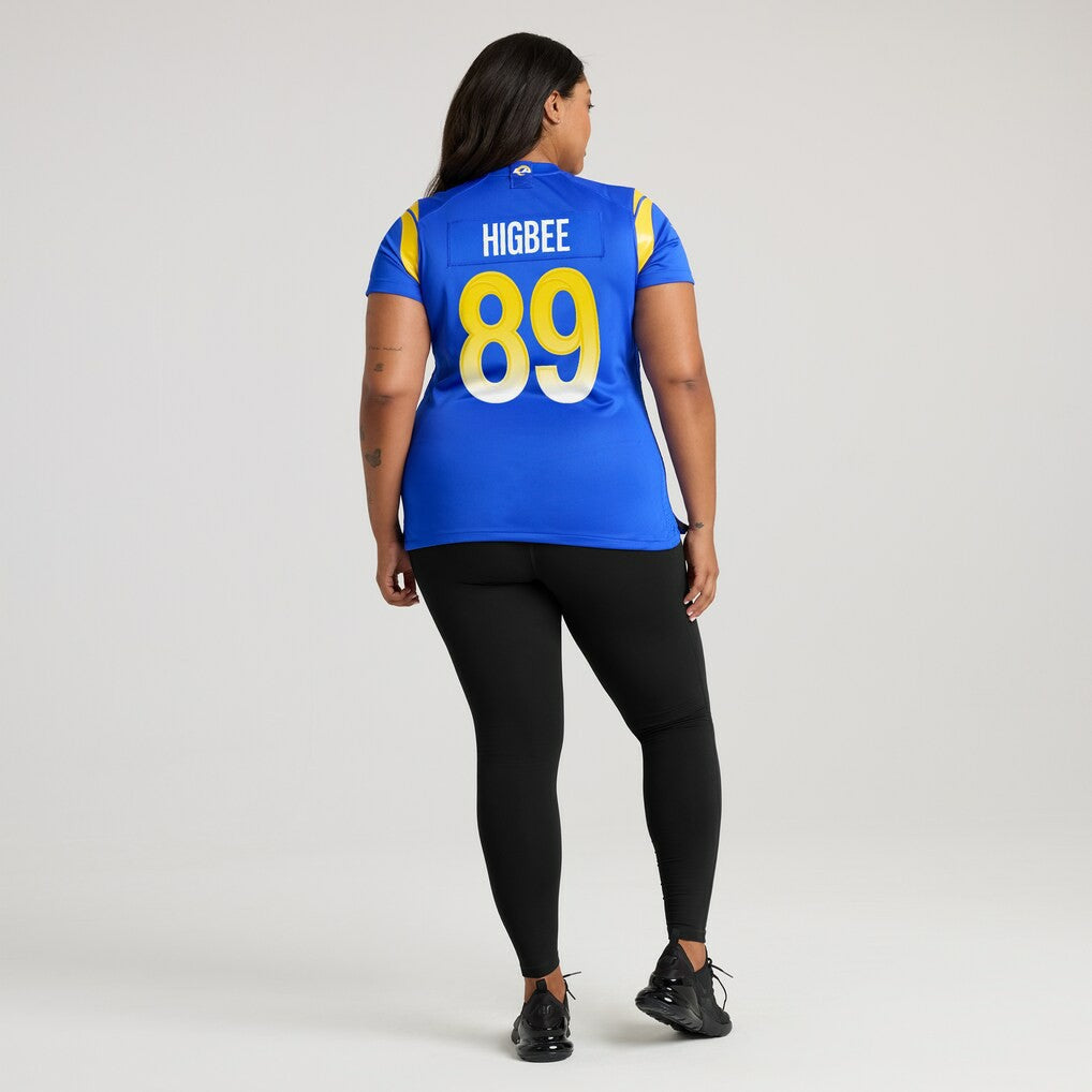 Tyler Higbee Los Angeles Rams Women's Game Player Jersey Royal