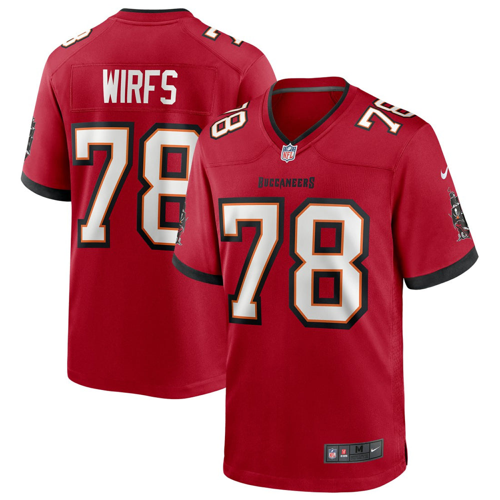 Tristan Wirfs Tampa Bay Buccaneers Player Game Jersey Red
