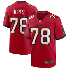 Tristan Wirfs Tampa Bay Buccaneers Player Game Jersey Red