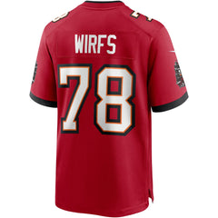 Tristan Wirfs Tampa Bay Buccaneers Player Game Jersey Red