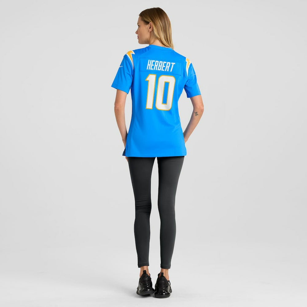 Justin Herbert Los Angeles Chargers Women's Player Game Jersey Powder Blue