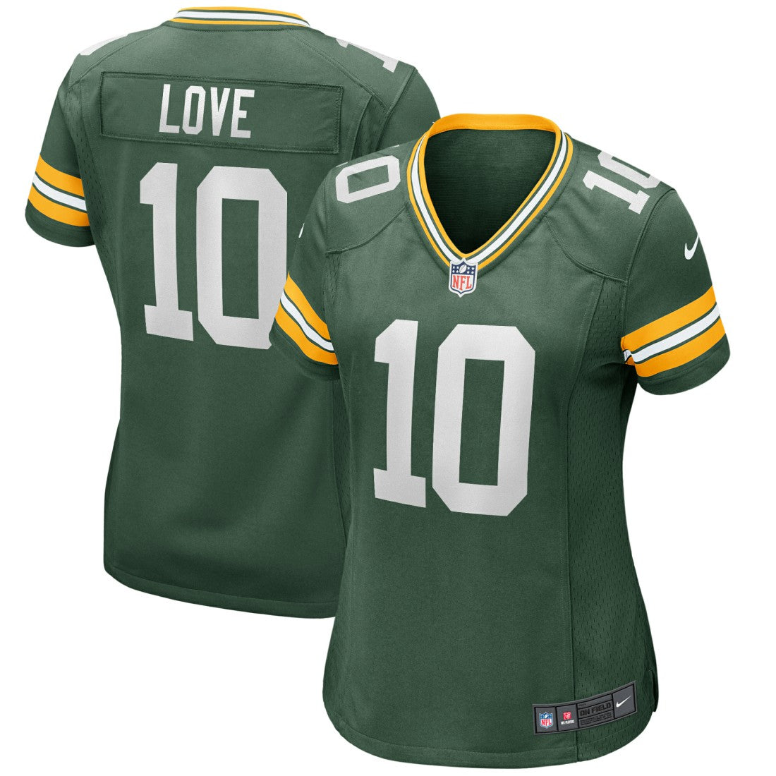 Jordan Love Green Bay Packers Women's Game Jersey Green