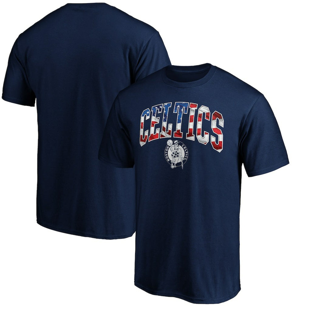 Boston Celtics Banner Wave T-Shirt Navy