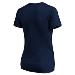 Indiana Pacers Women's Banner Wave V-Neck T-Shirt Navy
