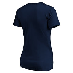 Phoenix Suns Women's Banner Wave V-Neck T-Shirt Navy