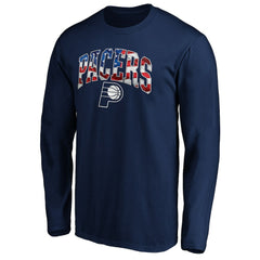 Indiana Pacers Banner Wave Long Sleeve T-Shirt Navy