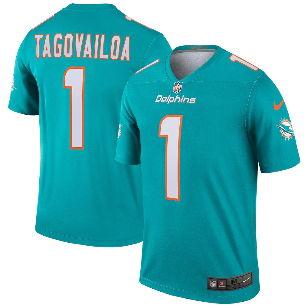 Tua Tagovailoa Miami Dolphins Legend Player Performance Top Aqua