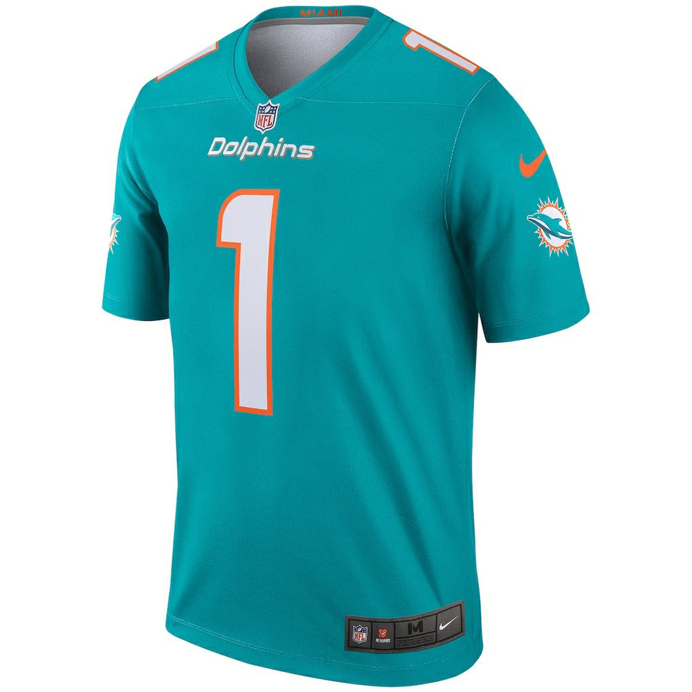 Tua Tagovailoa Miami Dolphins Legend Player Performance Top Aqua