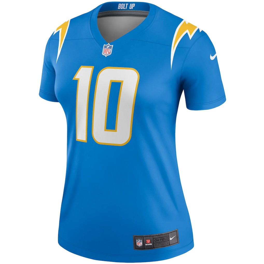 Justin Herbert Los Angeles Chargers Women's Legend Player Performance Top Powder Blue