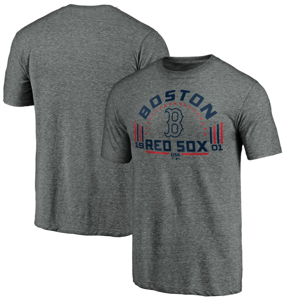 Boston Red Sox Team Freedom Tri-Blend T-Shirt - Gray T-shirts
