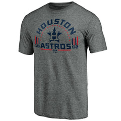Houston Astros Team Freedom Tri-Blend T-Shirt - Gray T-shirts