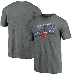 Carolina Panthers Team Freedom Tri-Blend T-Shirt Gray
