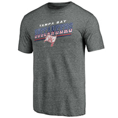 Tampa Bay Buccaneers Team Freedom Tri-Blend T-Shirt Gray