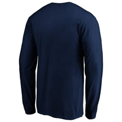NHL Nashville Predators Banner Wave Logo Long Sleeve T-Shirt - Navy