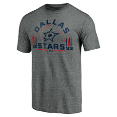 NHL Dallas Stars Team Freedom Tri-Blend T-Shirt - Heathered Gray