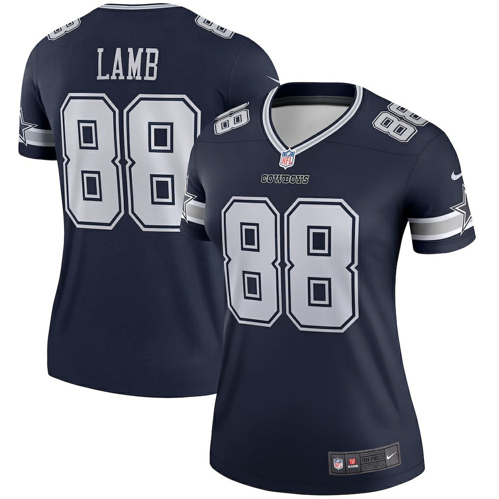 CeeDee Lamb Dallas Cowboys Women's Legend Player Performance Top Navy
