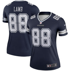 CeeDee Lamb Dallas Cowboys Women's Legend Player Performance Top Navy
