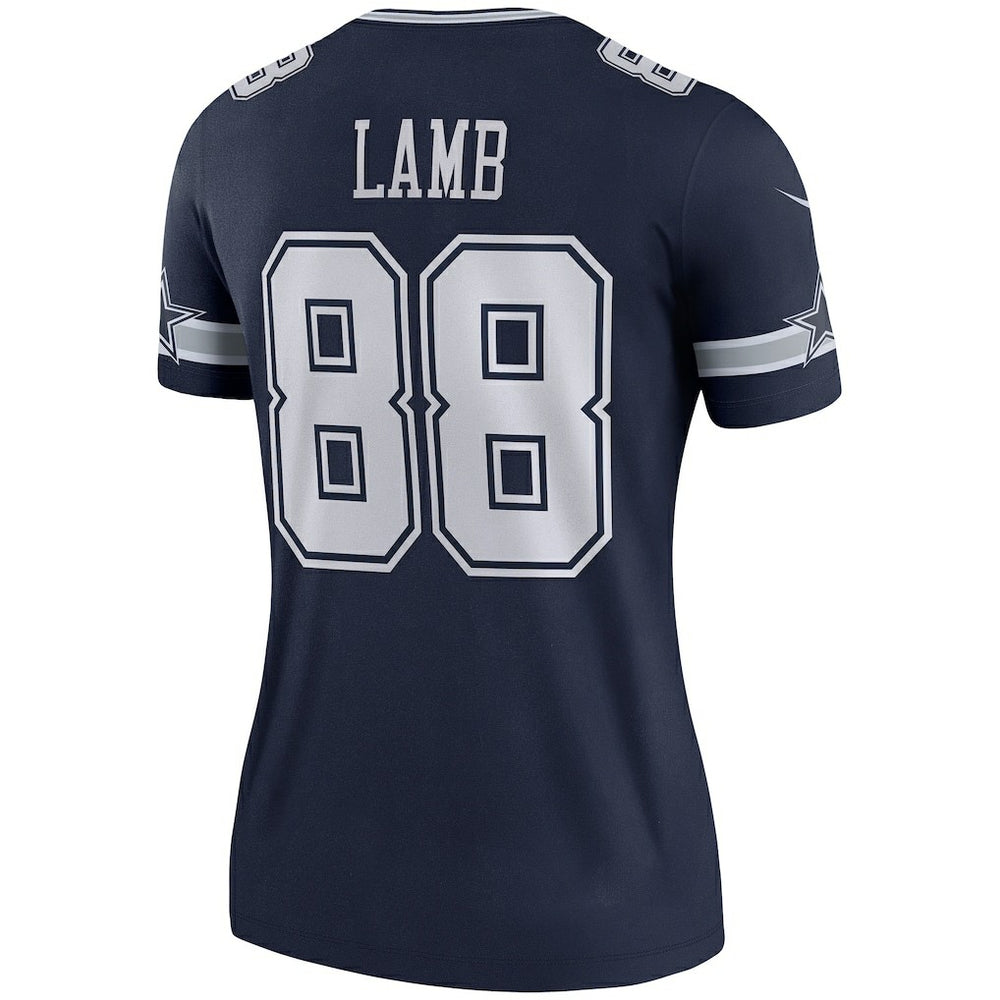 CeeDee Lamb Dallas Cowboys Women's Legend Player Performance Top Navy