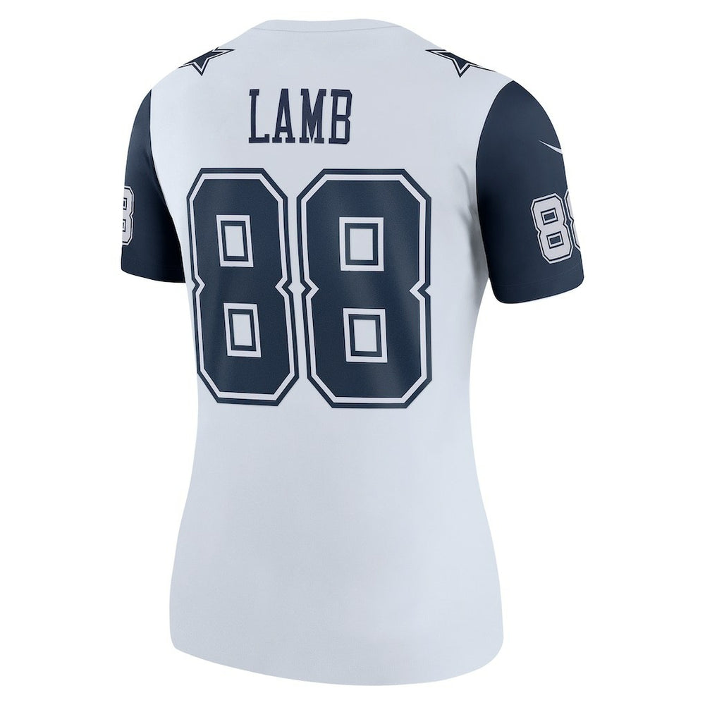 CeeDee Lamb Dallas Cowboys Women's Legend Player Performance Top White