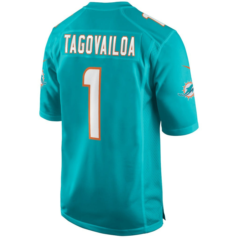 Tua Tagovailoa Miami Dolphins Player Game Jersey Aqua