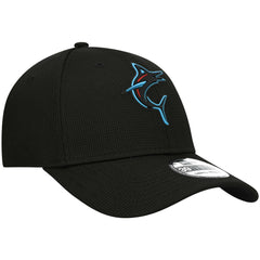 Miami Marlins New Era Clubhouse Alternate 39THIRTY Flex Hat - Black Hats