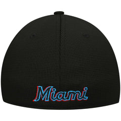 Miami Marlins New Era Clubhouse Alternate 39THIRTY Flex Hat - Black Hats