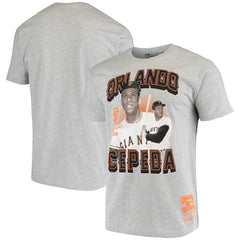 Orlando Cepeda San Francisco Giants Mitchell & Ness Name & Number T-Shirt - Gray T-shirts