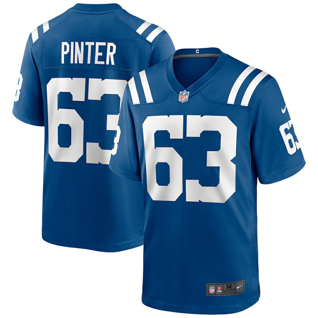 Danny Pinter Indianapolis Colts Game Jersey Royal