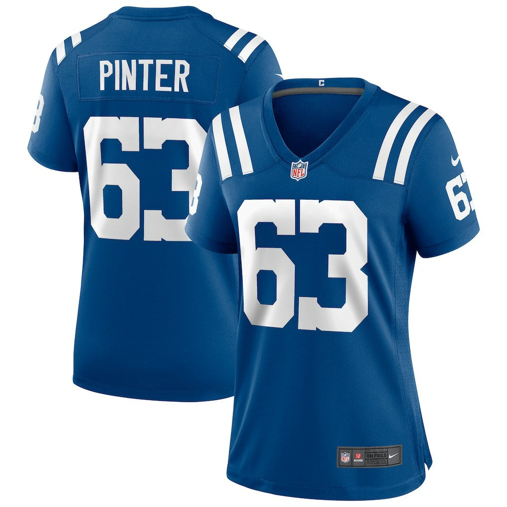Danny Pinter Indianapolis Colts Women's Game Jersey Royal