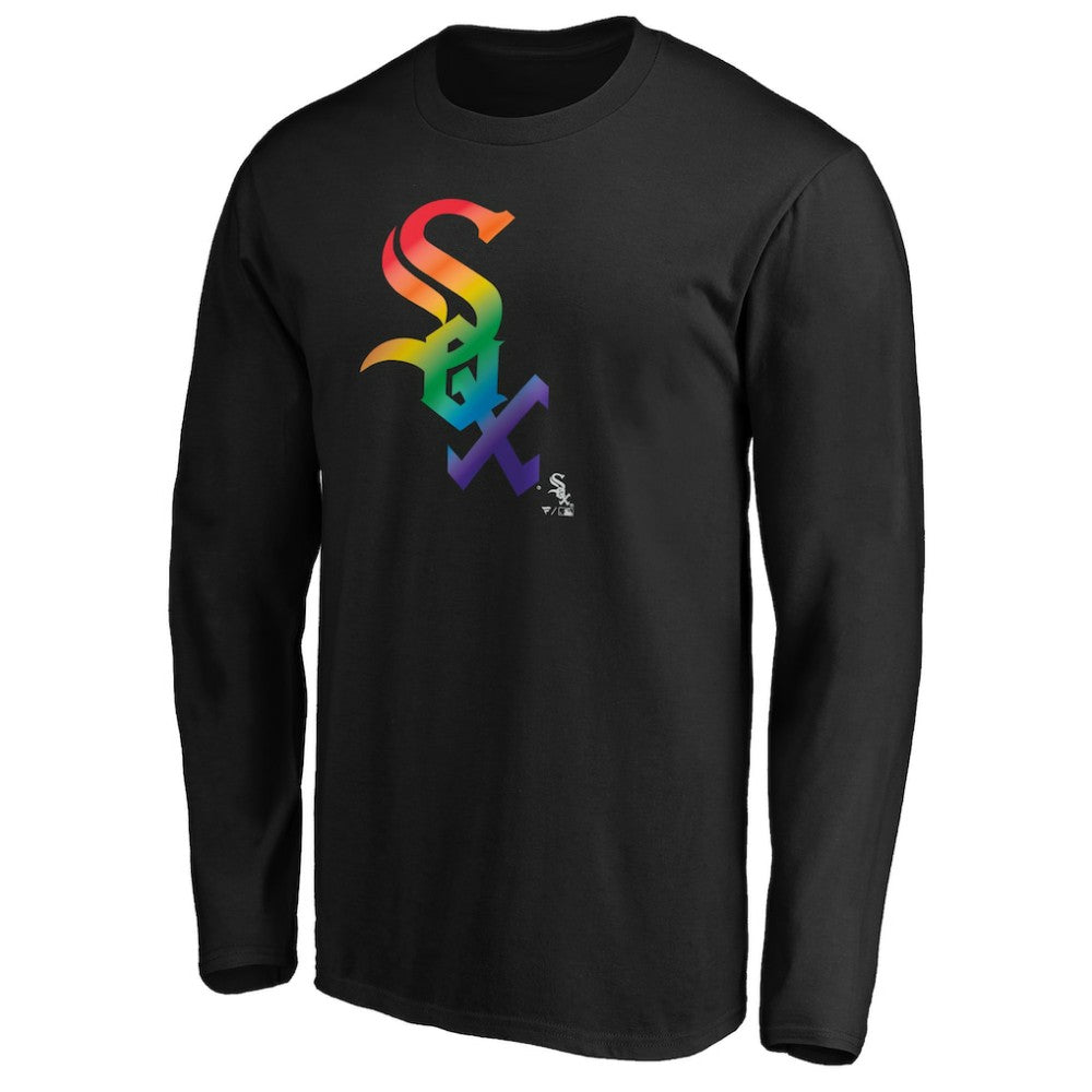Chicago White Sox Team Pride Logo Long Sleeve T-Shirt - Black T-shirts