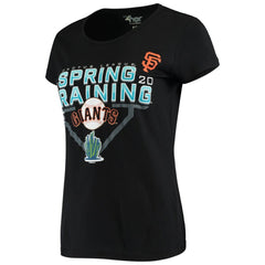 San Francisco Giants G-III Sports by Carl Banks Women's 2020 Spring Training Endzone T-Shirt - Black T-shirts