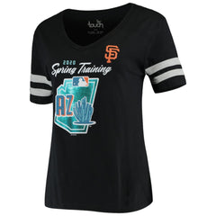 San Francisco Giants Touch by Alyssa Milano Women's Triple Play T-Shirt - Black T-shirts