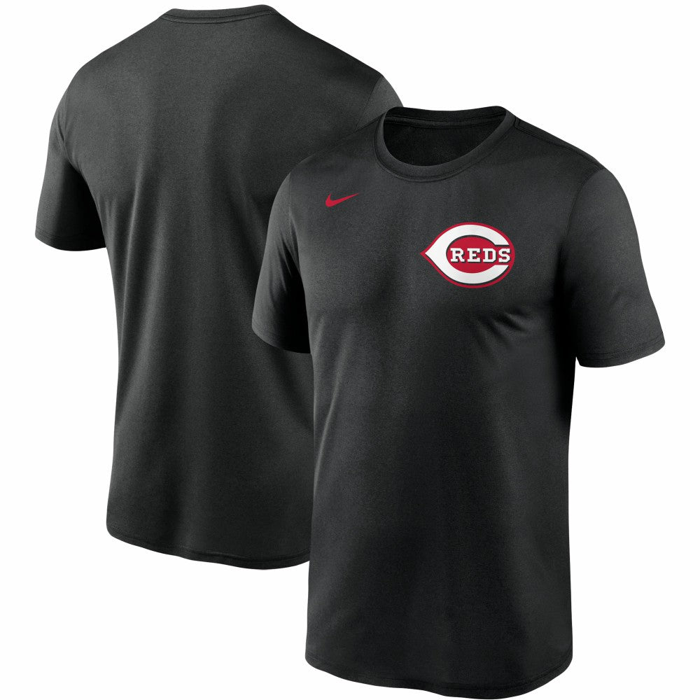 Cincinnati Reds Nike Wordmark Legend Performance T-Shirt - Black T-shirts