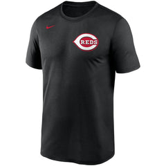 Cincinnati Reds Nike Wordmark Legend Performance T-Shirt - Black T-shirts